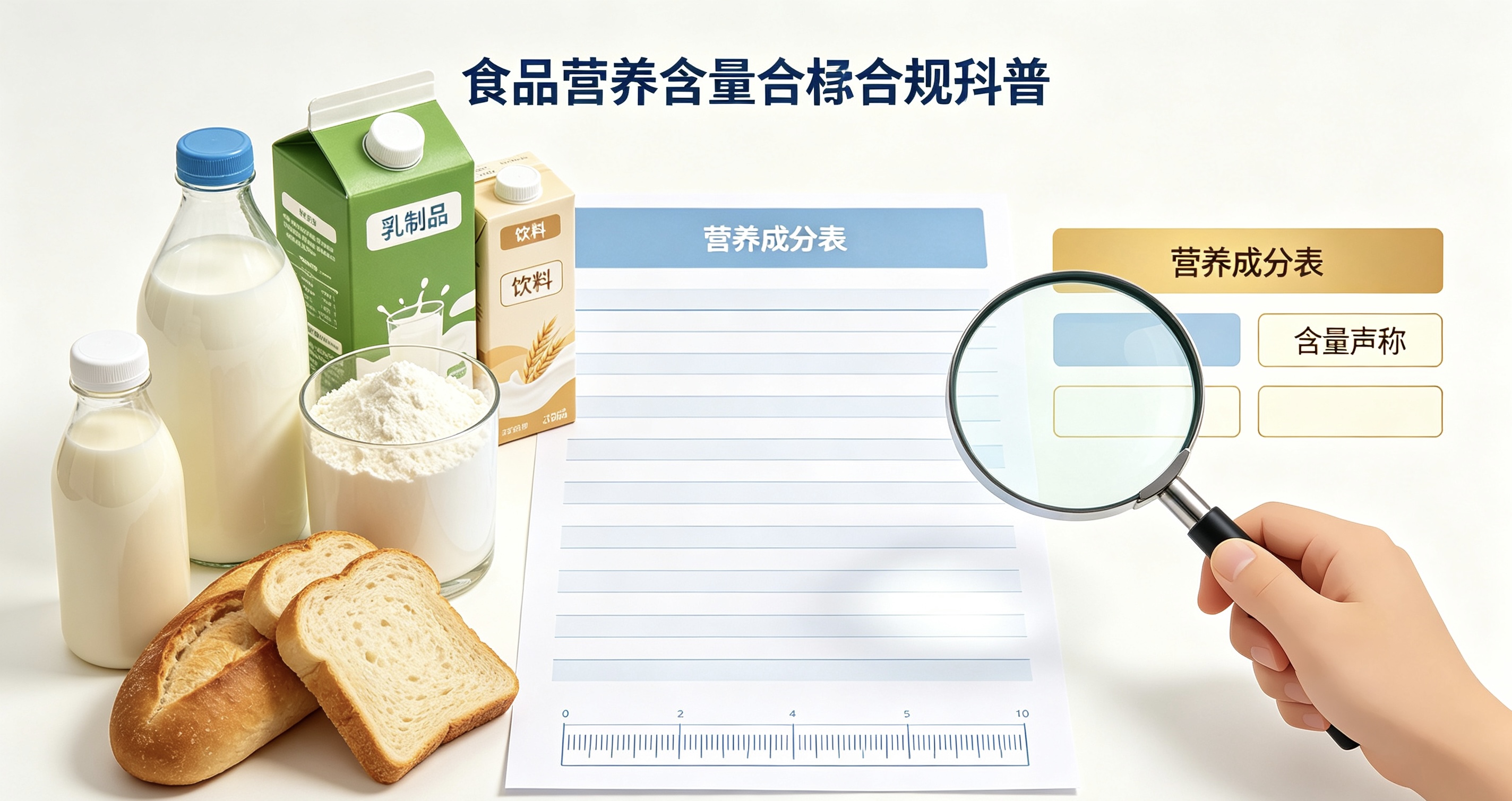 通过产品的营养成分表看懂含量声称的合规性