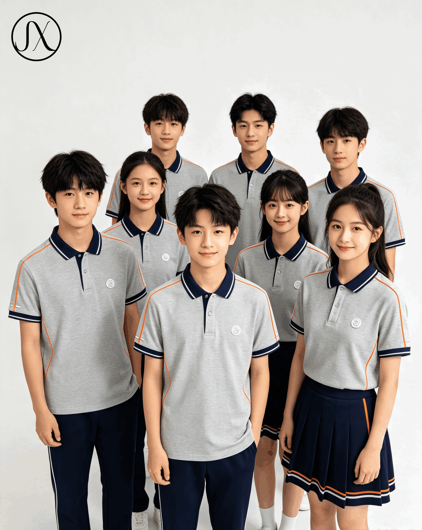 初中夏季校服