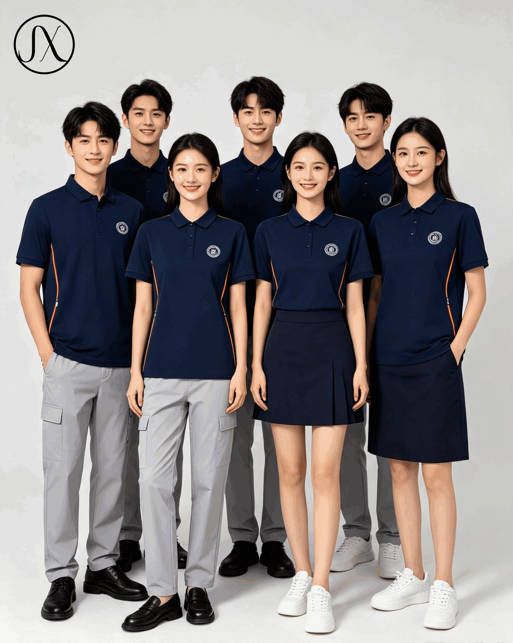 大学夏季校服
